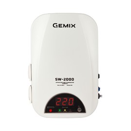 Стабілізатори напруги Стабілізатор напруги Gemix SW-2000 Білий